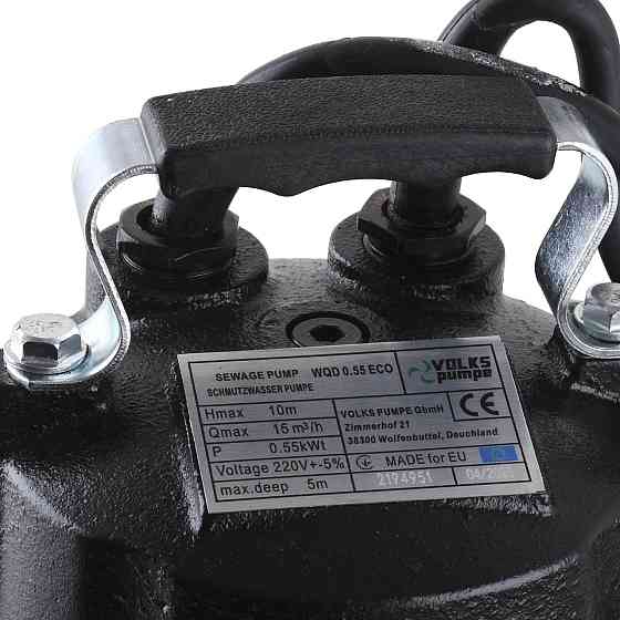 Насос фекальный VOLKS pumpe WQD 0.55 ECO 0.55кВт (000025917) Киев