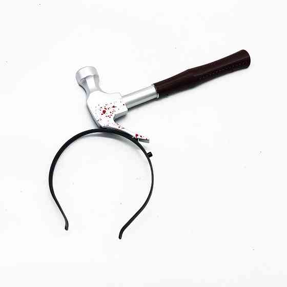 Обруч на Хэллоуин Молоток one size разноцветный Киев