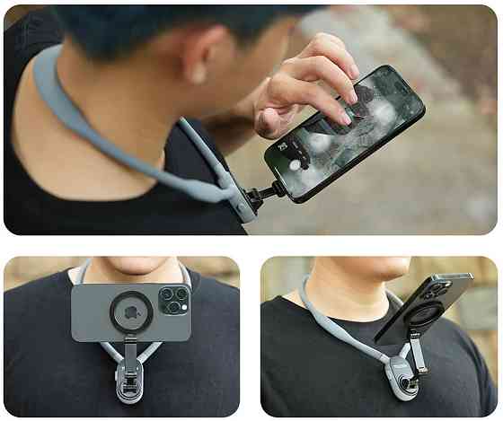 Крепление на шею для айфон MagSafe TELESIN MNM-001 Киев