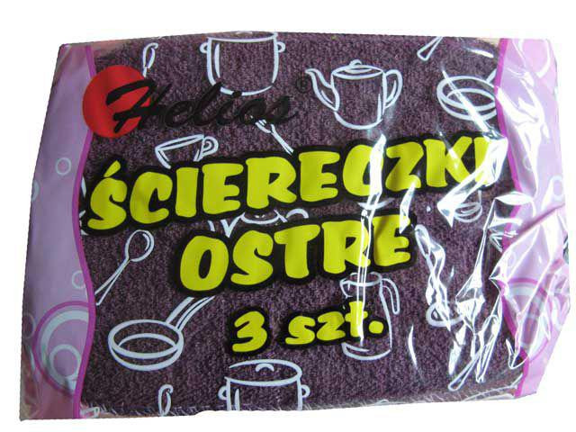 Мочалка Гостра (по 3 шт.) (1 пачка) Харків - фото 1