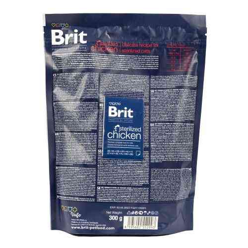 Корм сухий Brit Premium by Nature Cat Sterilised для стерилізованих котів з куркою 300 г Київ