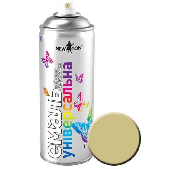 Емаль універсальна 400мл 1001 бежевий аерозоль NEW TON Житомир