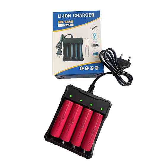 Мощные аккумуляторы 4 штуки на 2200mAh и зарядка для них! Батарейки с зарядкой для фонарей и тд. Каменец-Подольский