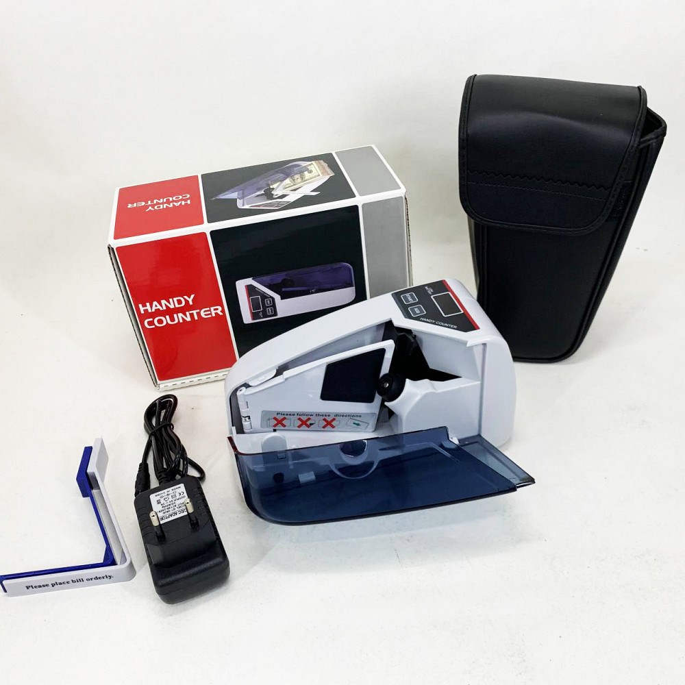 Купюролічильна машина для грошей Handy, Апарат для лічби грошей Лічильна машинка українських купюр AO-58 Львів - фото 7