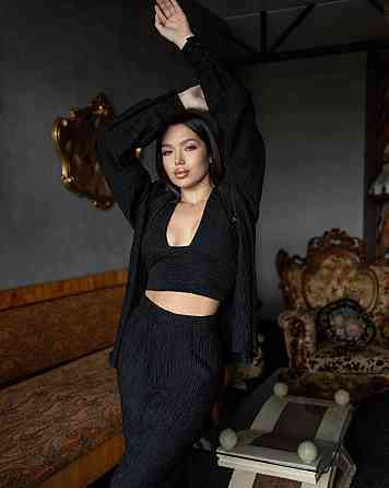 Летний женский костюм вискоза Черный M Харьков