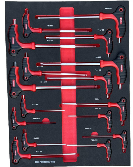 BX-015 Сервисный Шкаф с Инструментами 356 Элементов, 7 Ящиков, Металлическая, Комплект для Мастерской Одесса - изображение 5