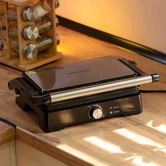 Електрогриль Sokany SK-08026 з антипригарним покриттям Київ