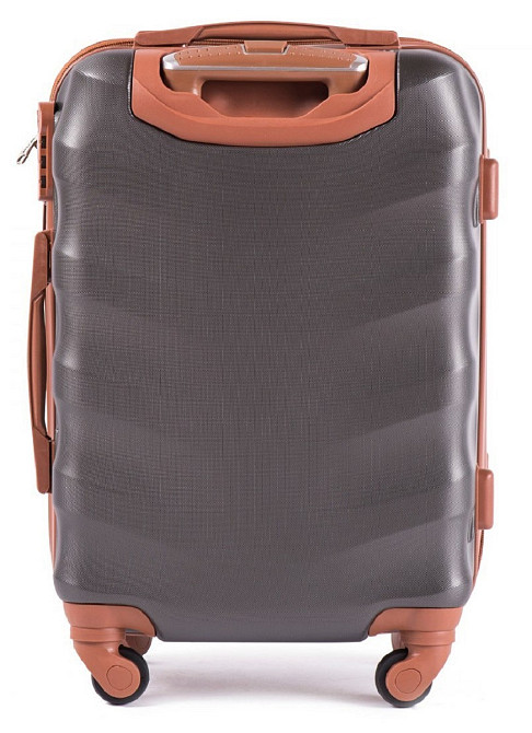 Чемодан пластиковый WINGS 402 малый графит Киев - изображение 2