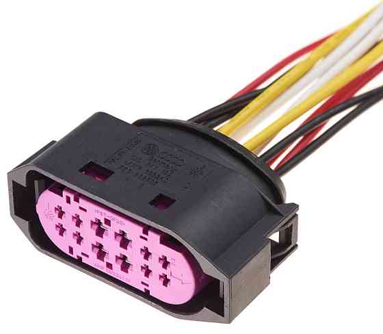 Разьем коннектор с проводом, 12-кон.,  1J0941165, 96934 VAG, TE Германия, Франция, Германия, Audi, Bugatti, Porsche, Seat, Skoda, Киев