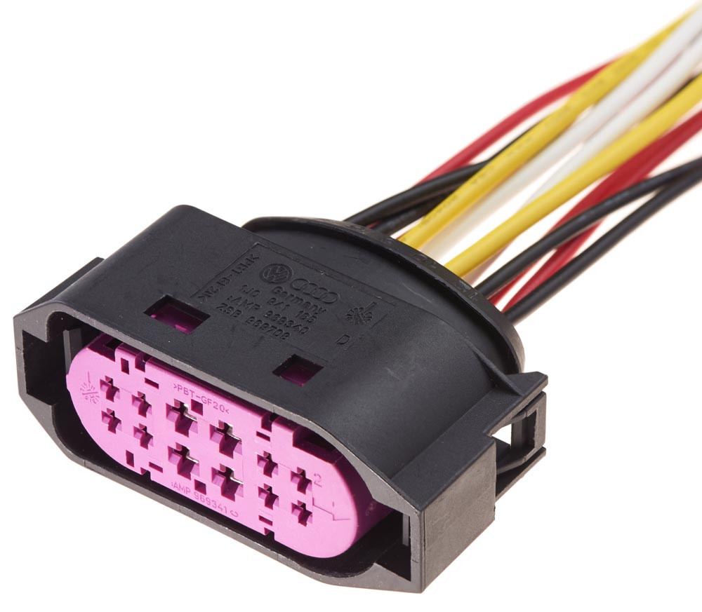 Разьем коннектор с проводом, 12-кон.,  1J0941165, 96934 VAG, TE Германия, Франция, Германия, Audi, Bugatti, Porsche, Seat, Skoda, Киев - изображение 1