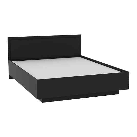 Кровать Кристалл №2 двуспальная, Антрацит, 2035х1432х850 Львов