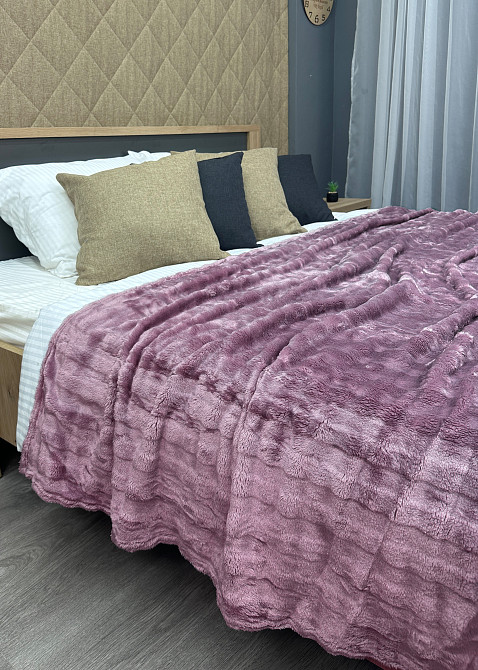 Плед-покривало 200х230 см (+-5см) Soft Night Ліловий (87-134) Київ - фото 5