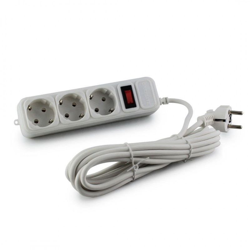 Мережевий фільтр подовжувач на 3 розеток 1.8 м 4797 Одеса - фото 2