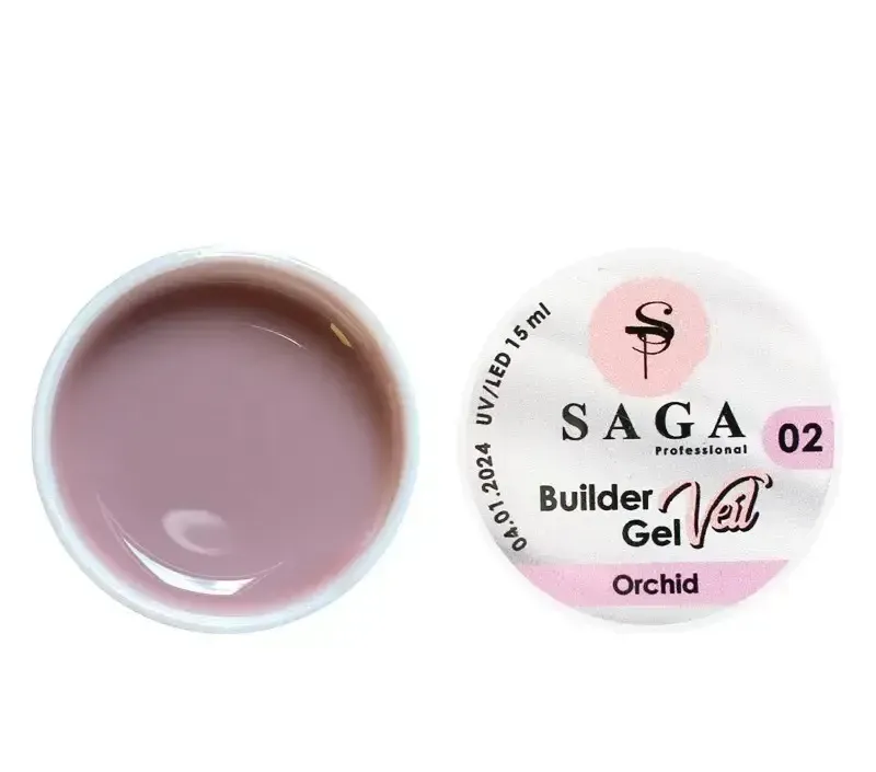 Гель для нарощування Saga Veil Gel 02 Київ - фото 2