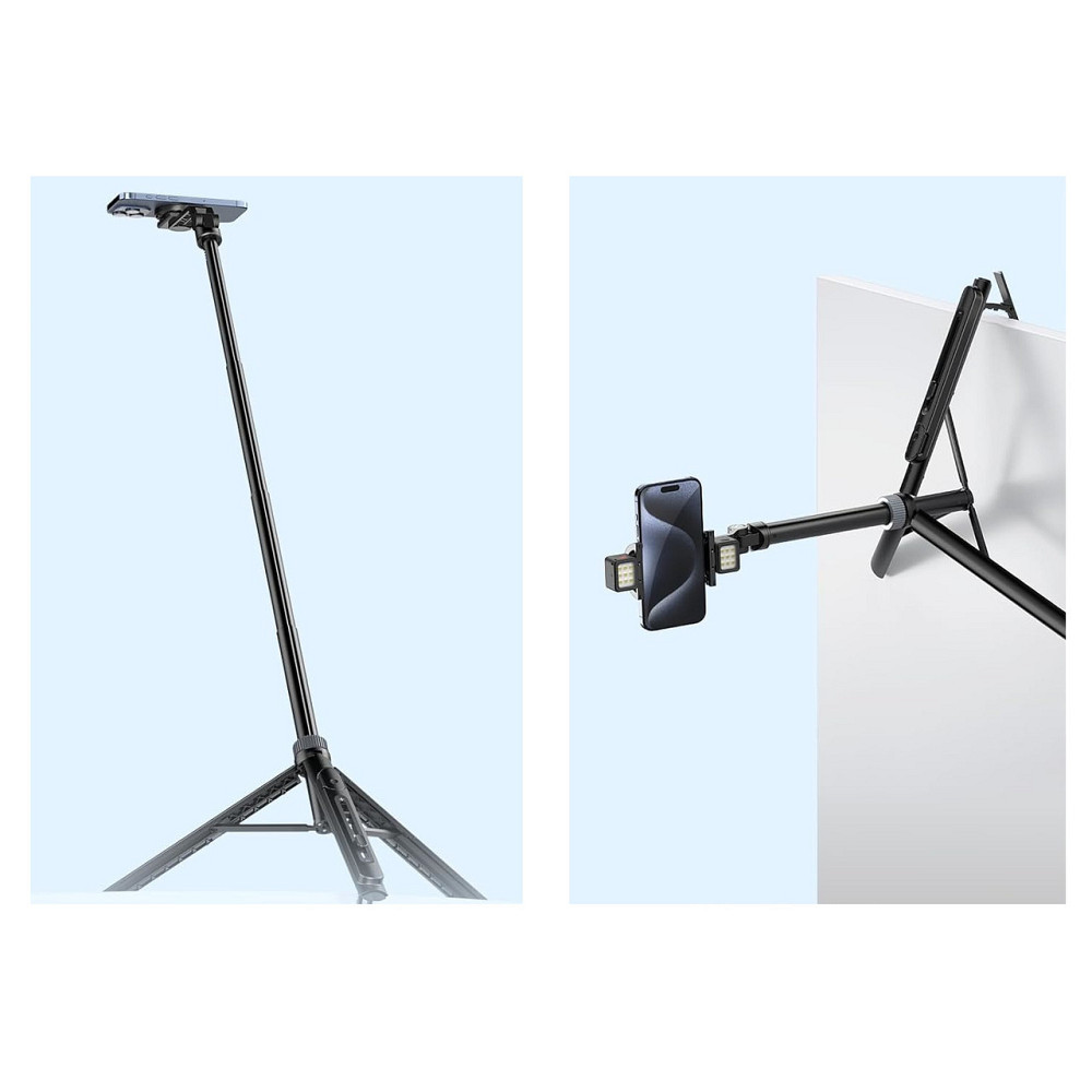 Штатив с крюком для съемки сверху над столом 145см MagSafe черный Ulanzi TT88 Киев - изображение 3