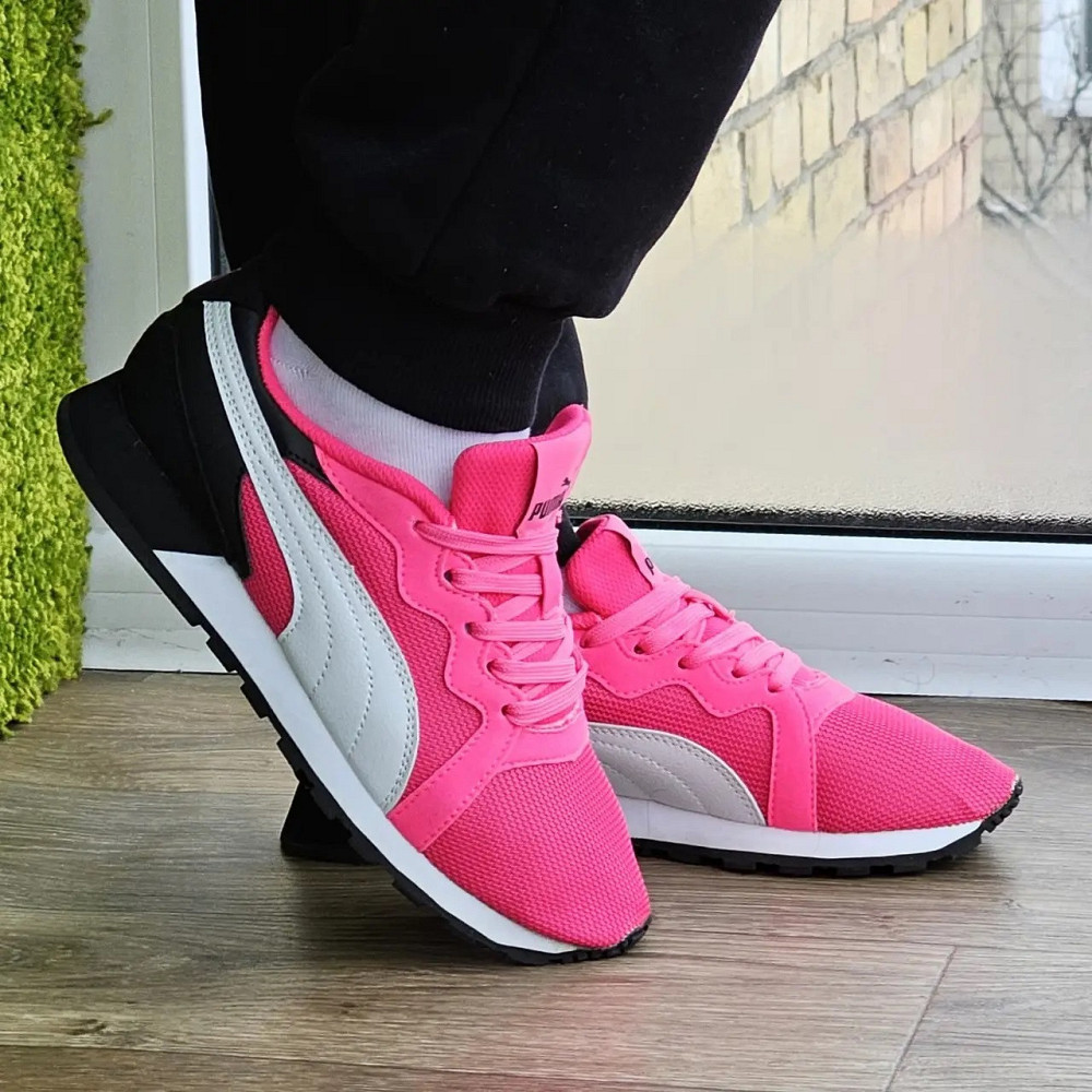 Женские Кроссовки Puma Слипоны Розовые Мокасины Пума (размеры: 36,37,38,39) Днепр - изображение 9