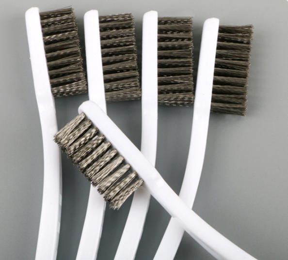 Набір щіток для металу 3 шт. (сталь, латунь, нейлон) Київ - фото 8