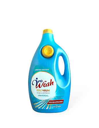 🧴 Пральний гель Ira Wash Premium 6.3 л | Універсальний з ополіскувачем 🌿 140 прань | Свіжість та гігієна! Київ
