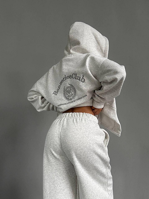 Женский спортивный оверсайз костюм тройка трехнить пенье (турецкий) Одесса - изображение 3