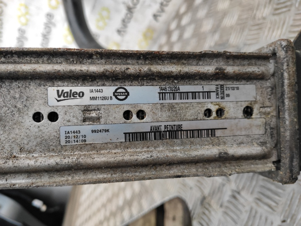Радіатор інтеркулера Nissan NV200 1.5 dci 2009-2021 (144619U20A) Ковель - фото 3