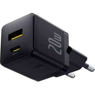 Зарядное устройство Baseus Palm Fast Charger C+U 20W black (P10111608113-00) Винница