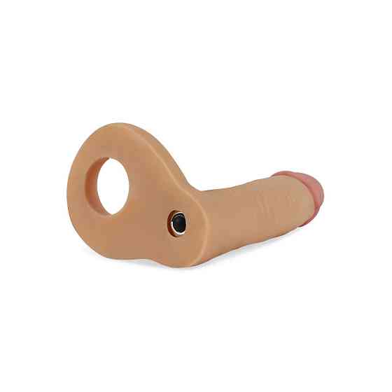 Насадка для подвійного проникнення - The Ultra Soft Double Vibrating 5.8 " Sex Aura Київ