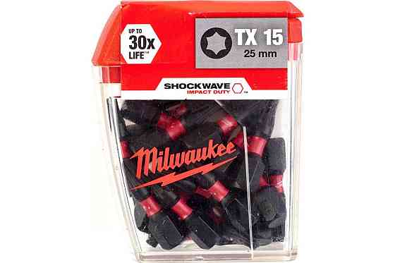 Біта для шурупокрута SHOCKWAVE (TX15; 25 мм) Milwaukee 4932430873 Коломия