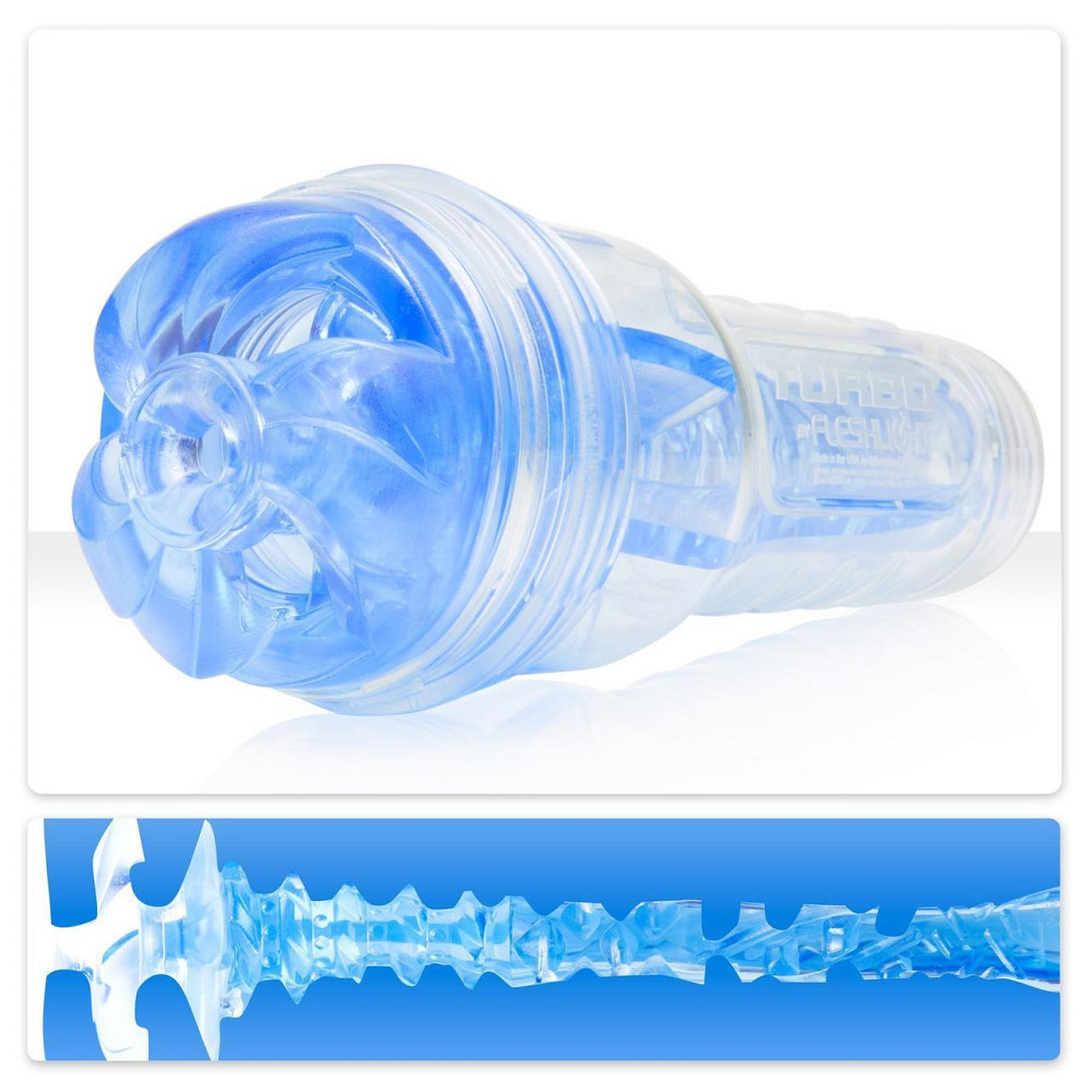 Мастурбатор Fleshlight Turbo Thrust Blue Ice (імітатор мінету) Sex Aura Київ - фото 1