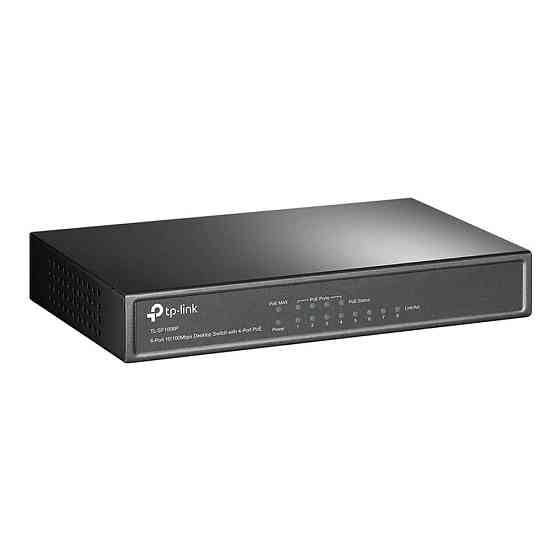 PoE-комутатор TP-Link TL-SF1008P 8-портовий з 4 PoE+ портами некерований Киев