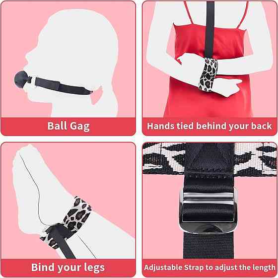 БДСМ-набір LOCKINK YEAHWOW Armbinder Restraint Set Black Sex Aura Київ