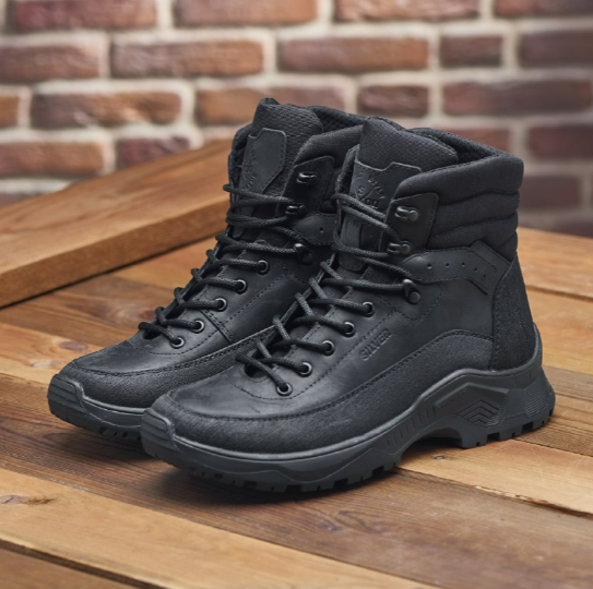 Берцы зимние (теплые).Непромокаемые . Б 4-черные Военные ВСУ. 48(31см) Харьков