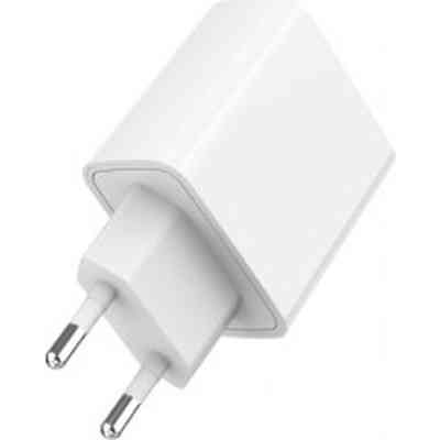 Зарядний пристрій Gembird USB-A + Type-C (PD20W + QC3.0 18W) white (TA-UC-PDQC20-01-W) Вінниця