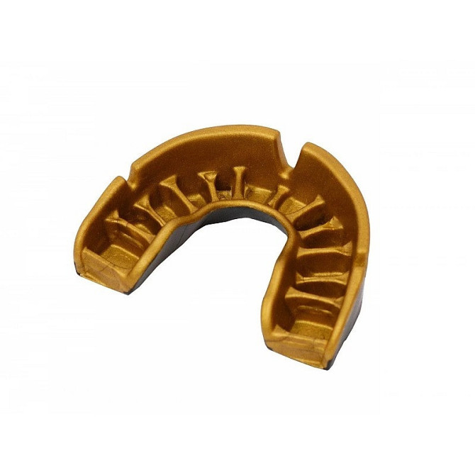 Капа OPRO Gold дитяча (вік до 10р.) Black/Gold (art.102505001) Каменское - изображение 9