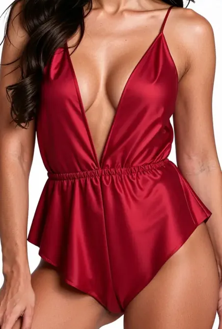 Боді Passion SENSIE BODY burgundy S Львов - изображение 4
