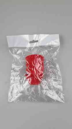 Тартолітка для кексів 3Б кругла червона D30 H24 (100 шт.) (1 уп.) Харків