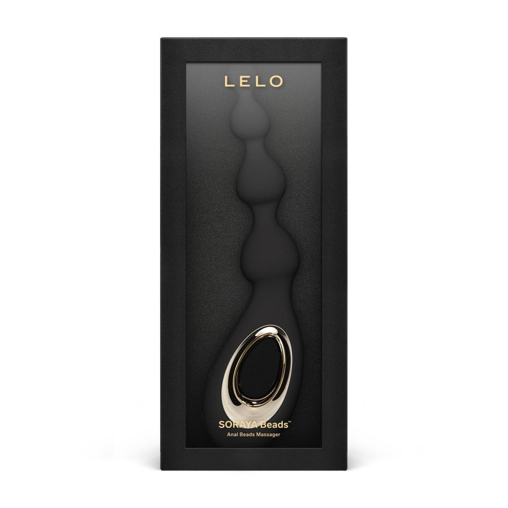 Анальне намисто з вібрацією LELO Soraya Beads Black, різний діаметр намистин, 8 режимів Sex Aura Київ - фото 6