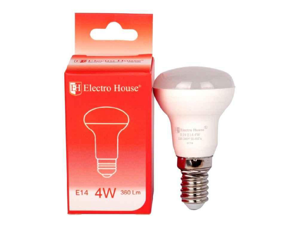 Лампа светодиодная LED Гриб R39 E14 4Вт 4100К EH-LMP-R39 ТМ ELECTROHOUSE Sollmir Киев - изображение 1
