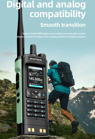 Рация Baofeng DM-32 10W DMR Walkie Talkie Черный Винница