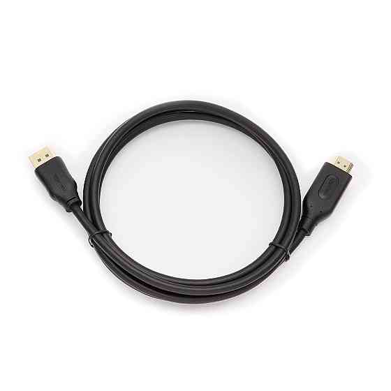Кабель шнур DisplayPort to HDMI Amazon Basics 1.8 м для ПК монітора проектора ТВ 1080p 1920x1200 золоті контакти Київ