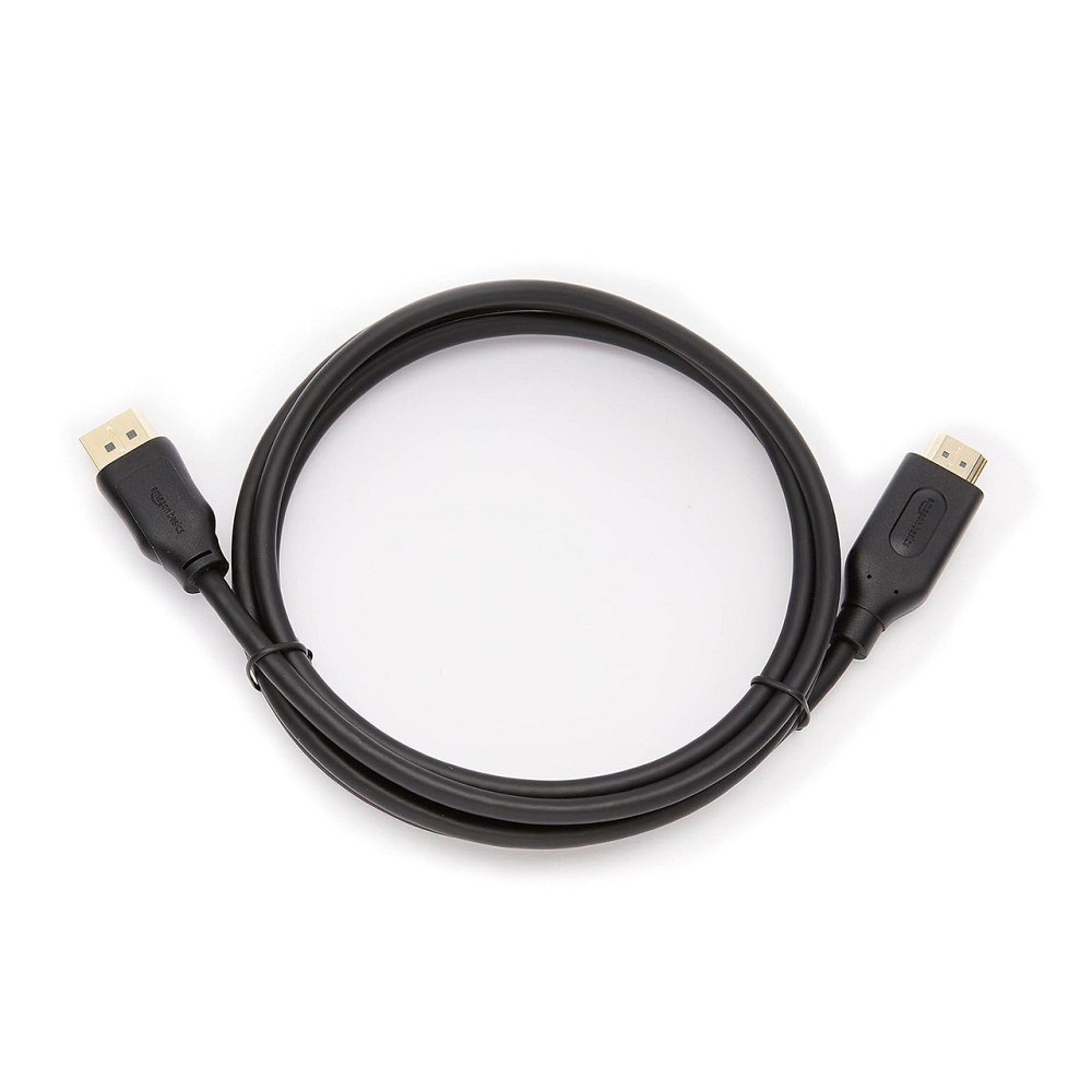 Кабель шнур DisplayPort to HDMI Amazon Basics 1.8 м для ПК монитора ТВ 1080p 1920x1200 золотые контакты Киев - изображение 5