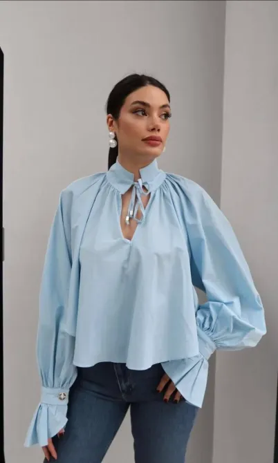 Изысканная блуза с акцентом на деталях Одесса - изображение 6