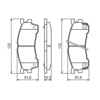 Гальмівні колодки Bosch 0 986 460 975 Вінниця - фото 7