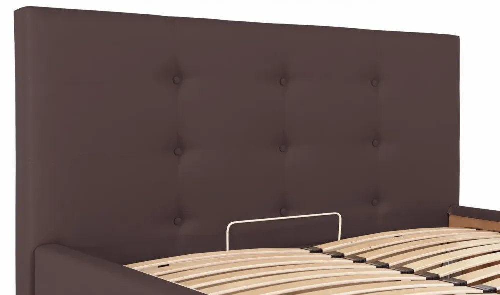 Кровать Manchester Comfort 120 х 190 см Fly 2231 С подъемным механизмом и нишей для белья Темно-коричневый Киев - изображение 6