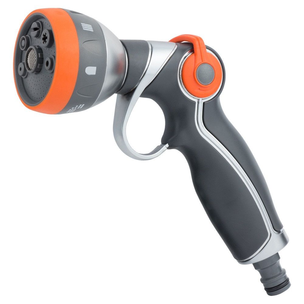 Пістолет-розпилювач 7-режимний плавальний курок (AL+TPR) FLORA (5011394) Київ - фото 2