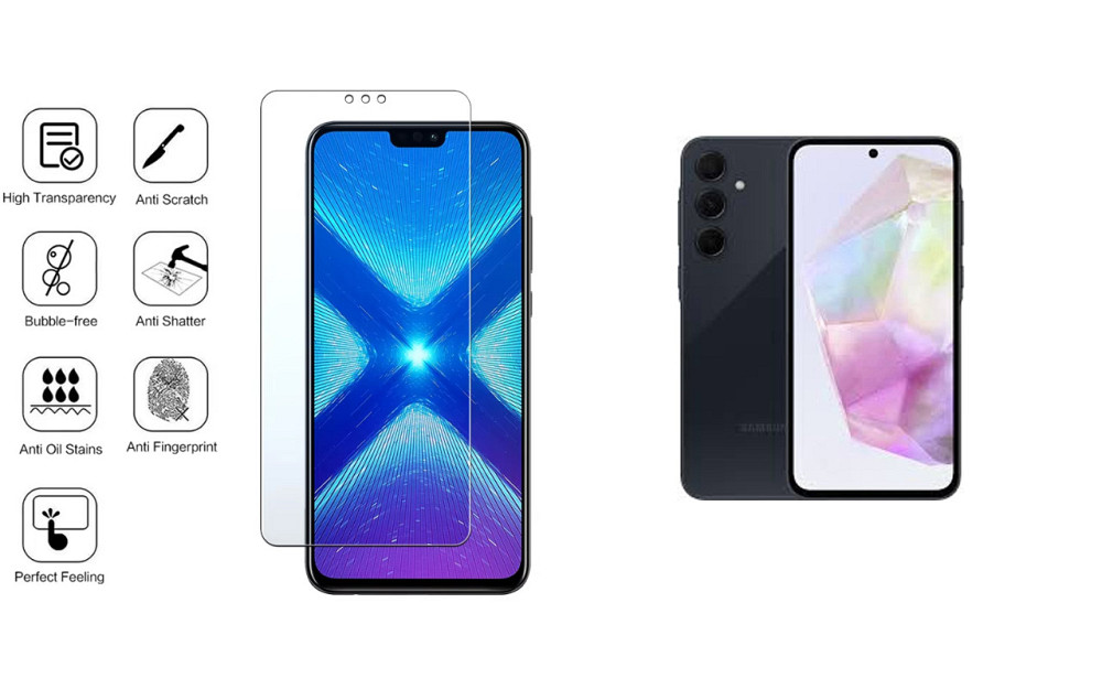 Защитное стекло NeoGlass для Samsung Galaxy A35, Galaxy A35 5G – ультрапрозрачное и устойчивое Киев - изображение 4