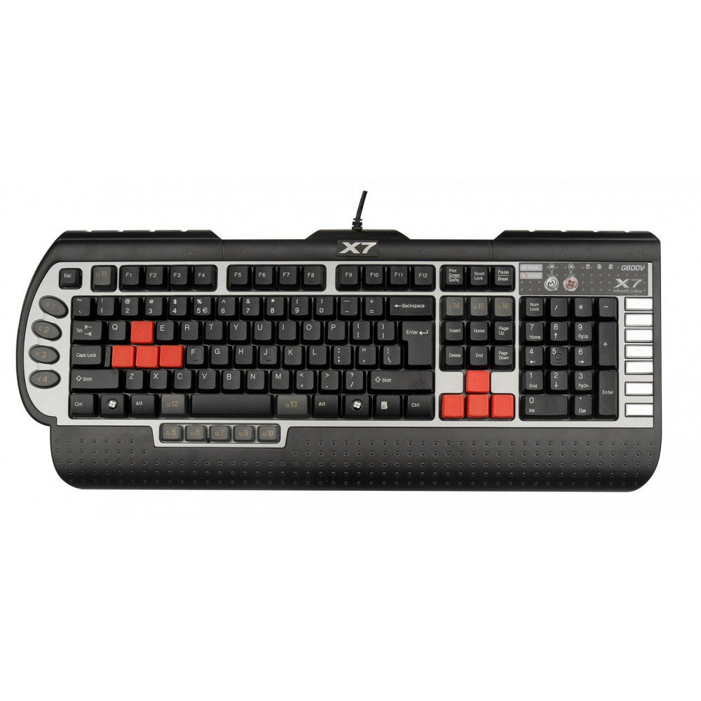 Клавіатура A4Tech X7 G800V Black ( Чорний ) Харків - фото 1