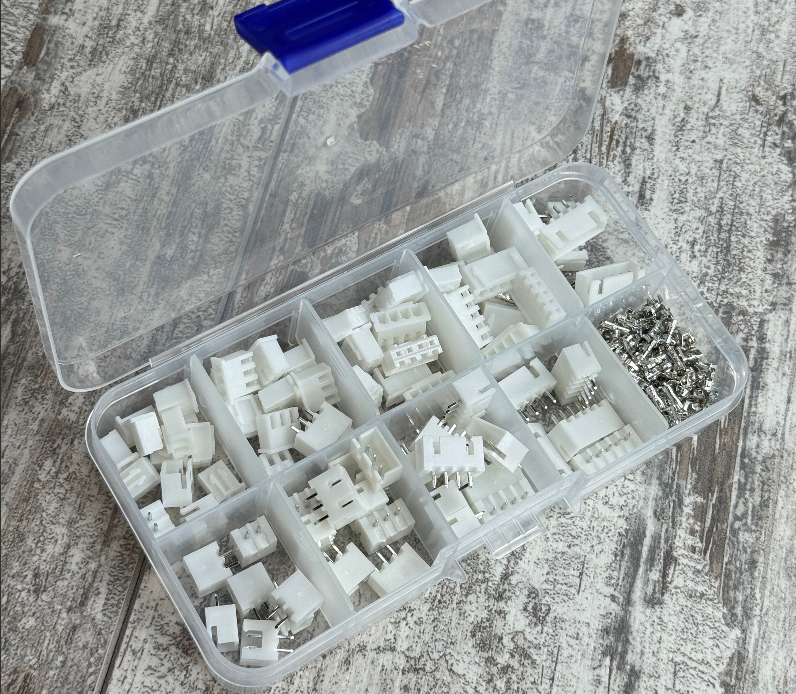 Набор разъемов XH2.54 80 шт для плат, кабелей, Arduino, 3D-принтеров коннекторы 2p, 3p, 4p, 5p папа и мама Киев - изображение 4