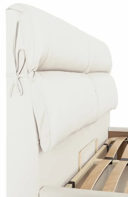 Кровать Двуспальная Edinburgh Comfort 160 х 200 см Fly 2200 С подъемным механизмом и нишей для белья Белый Днепр - изображение 5