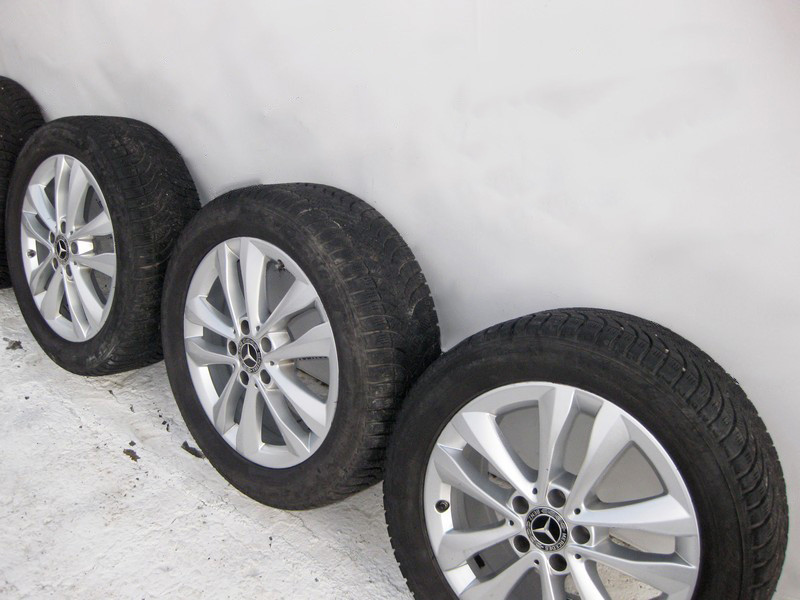 Mercedes-Benz  A2054018000 Комплект колісних 10-спицевих дисків із зимовою гумою 7J X R17 H2 ET48.5 C-Class W205 Одеса - фото 5