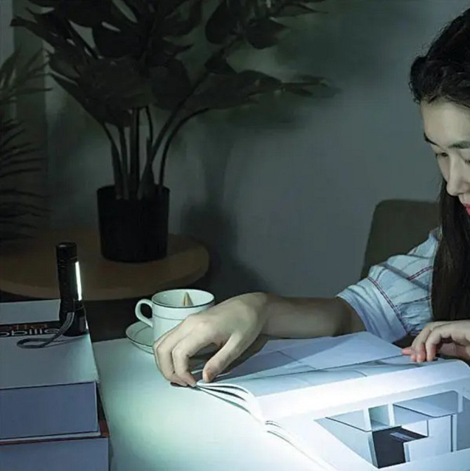 Світлодіодний LED-ліхтарик 10 см акумуляторний із зарядкою від USB з нагрудним фіксатором Паковання — пакет (23412) Чернігів - фото 4